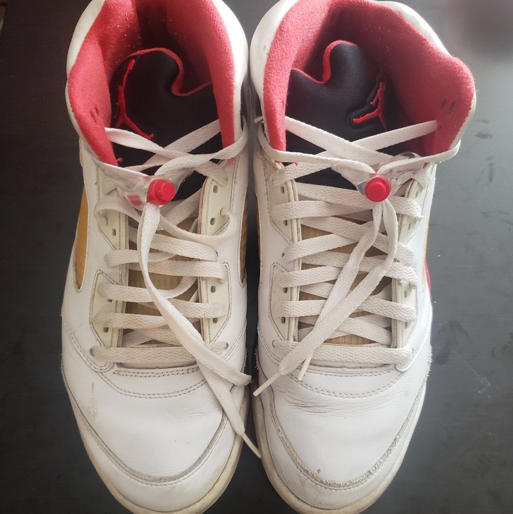 Jordan 5 Fire Red 06